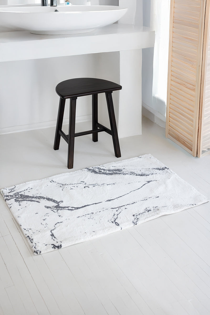 Marmera Tekli Banyo Paspası 60x100 Koyu Gri