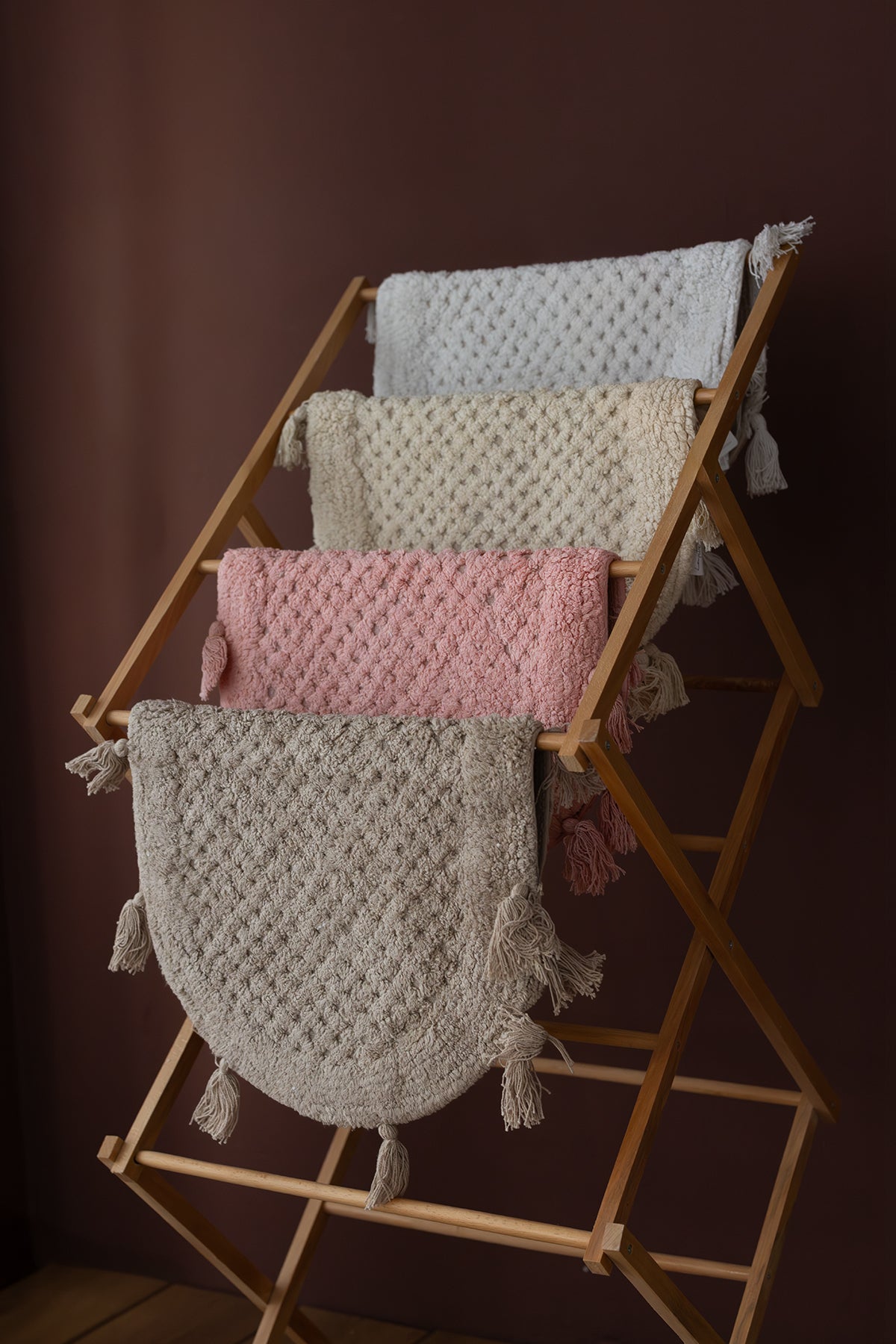 Lampetie | Elora Tekli Banyo Paspası  40x60 Bej