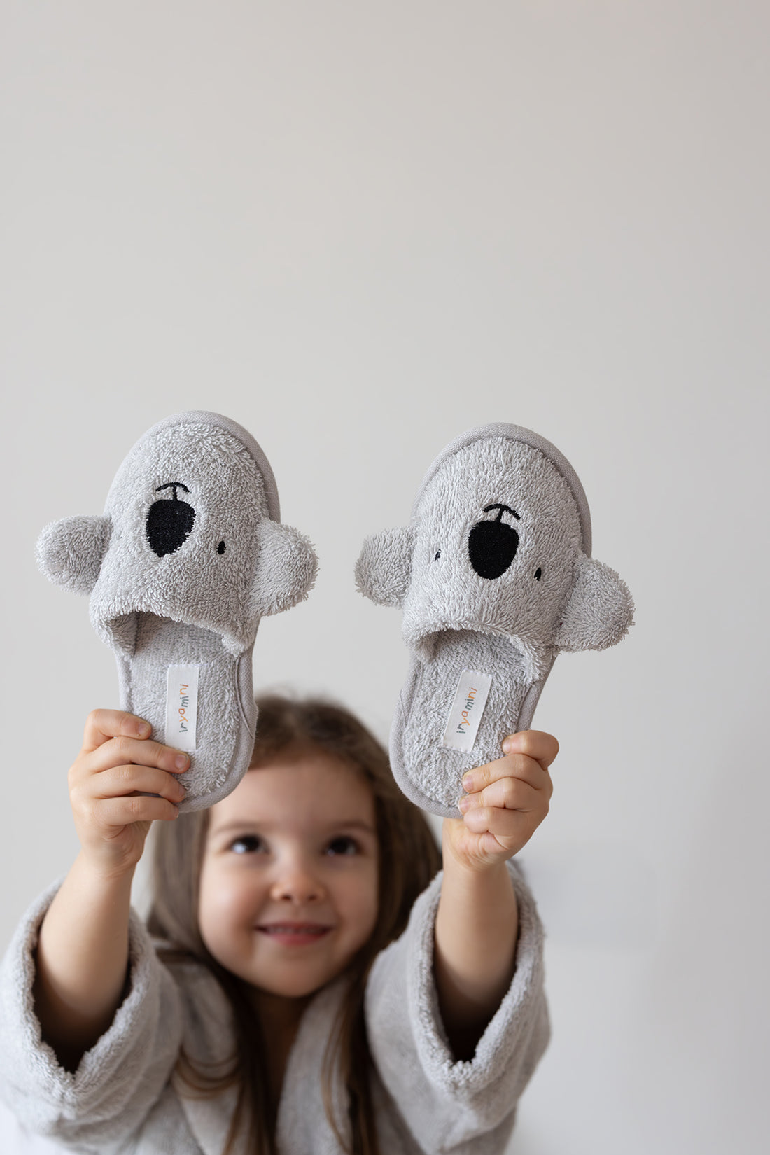 Tiny Koala Organic Cotton Kids Slippers