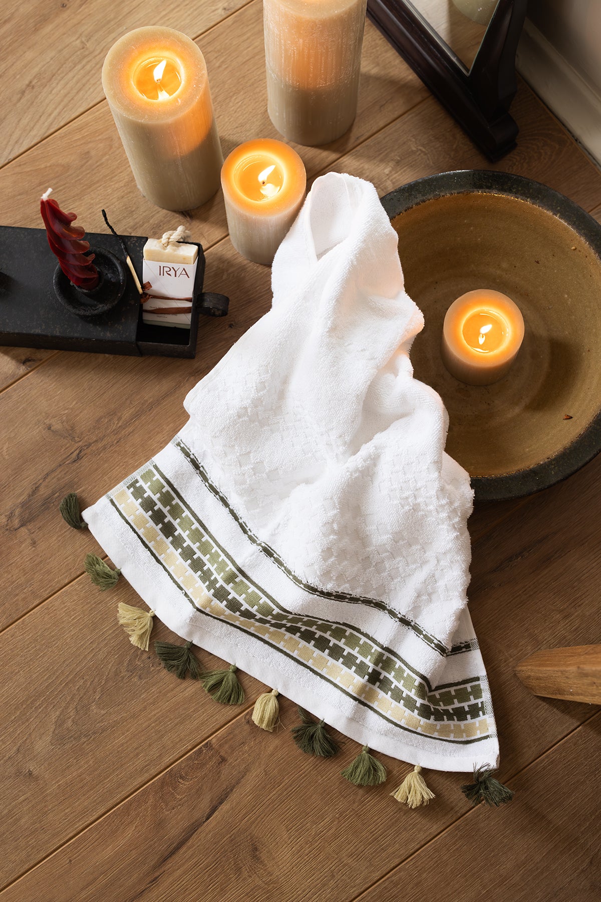 Coplin Face Towel 50x90 cm Green