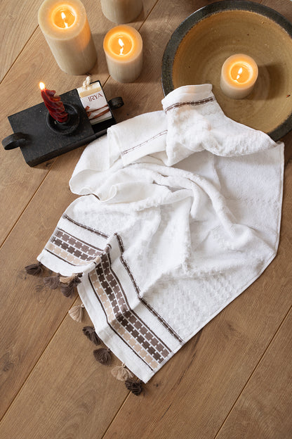 Coplin Face Towel 50x90 cm Beige