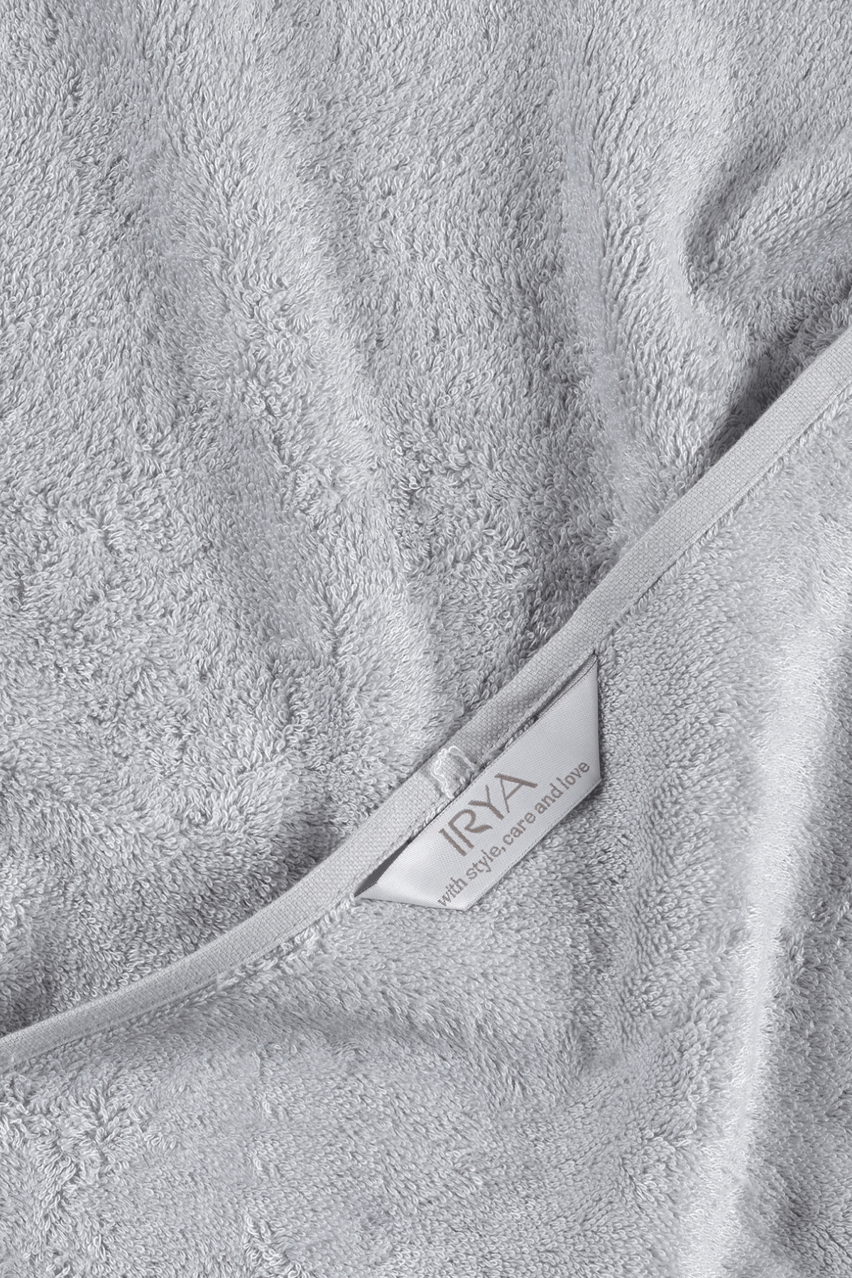 Sedef Bambu Nakışlı El Havlusu 50x90 cm Gri