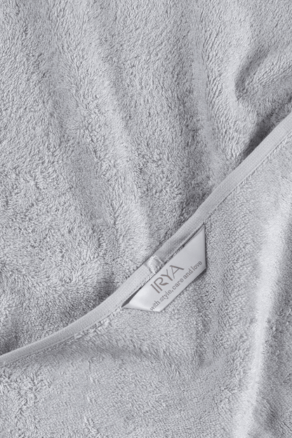 Sedef Bambu Nakışlı El Havlusu 50x90 cm Gri