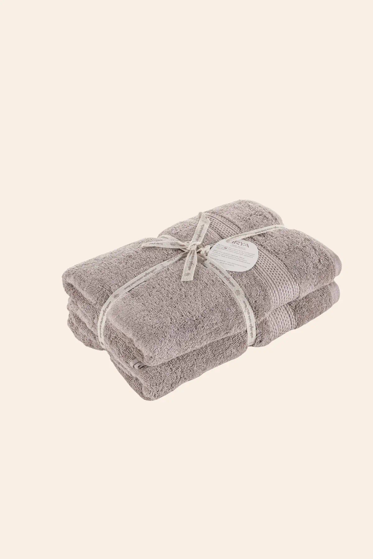 Mısır %100 Mısır Pamuğu  Havlu Seti Burnt Grey