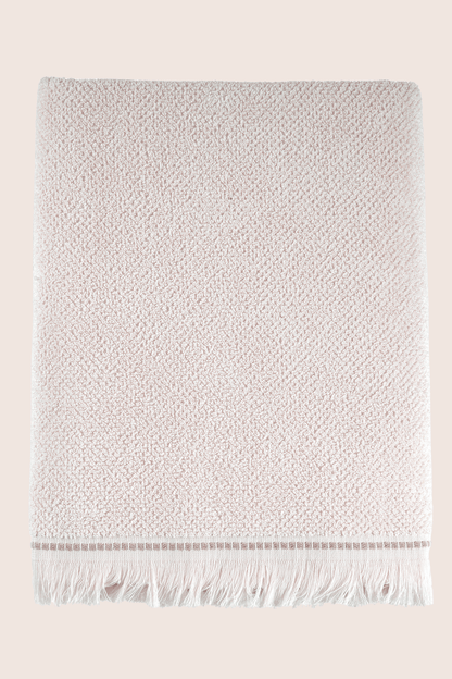 Travertine %100 Pamuk Banyo Havlusu 90x150 Açık Bej