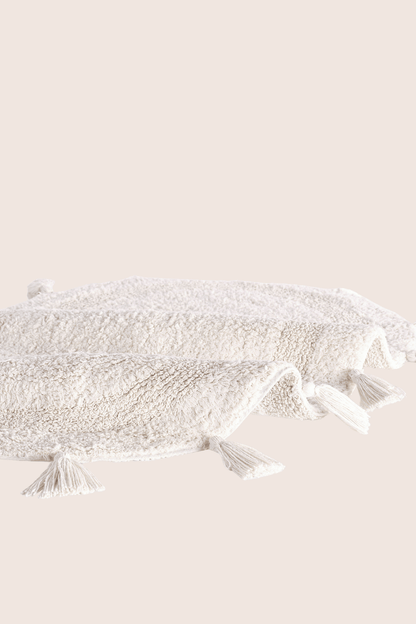 Hana 2’li Takım Banyo Paspası %100 Pamuk 40x60 + 60x90 Ekru