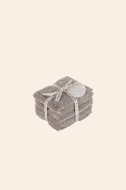 Mısır %100 Mısır Pamuğu  Havlu Seti Burnt Grey