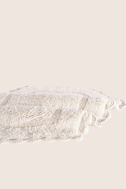 Dale 2’li Takım Banyo Paspası %100 Pamuk 40x60 + 60x90 Ekru