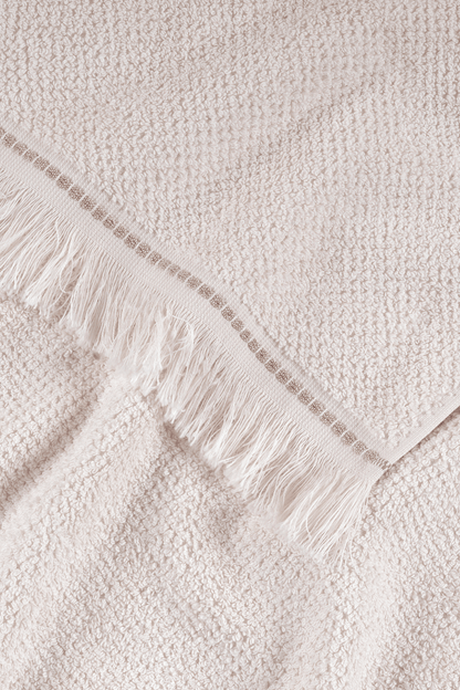 Travertine %100 Pamuk Yüz Havlusu 50x90 Açık Bej