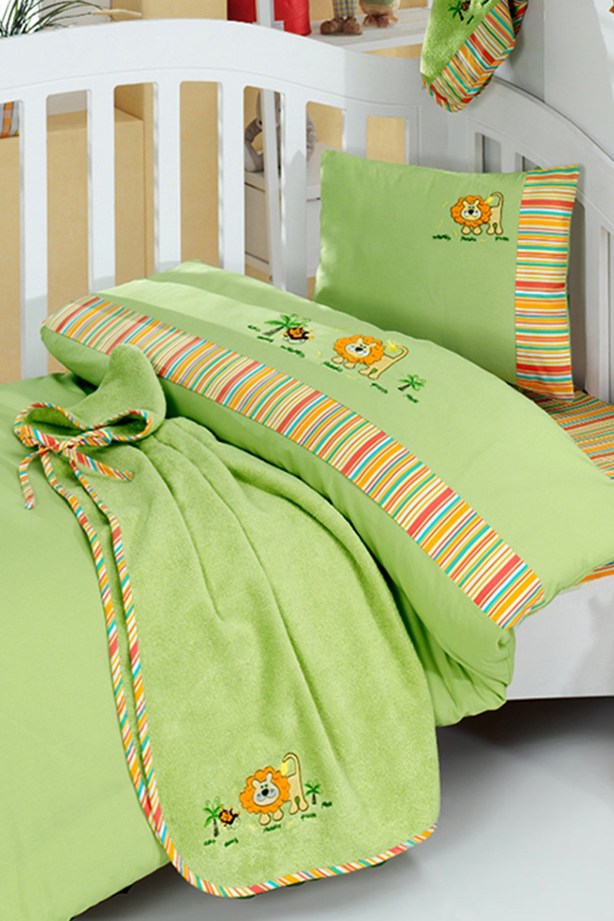 King Baby Bedding Set Green