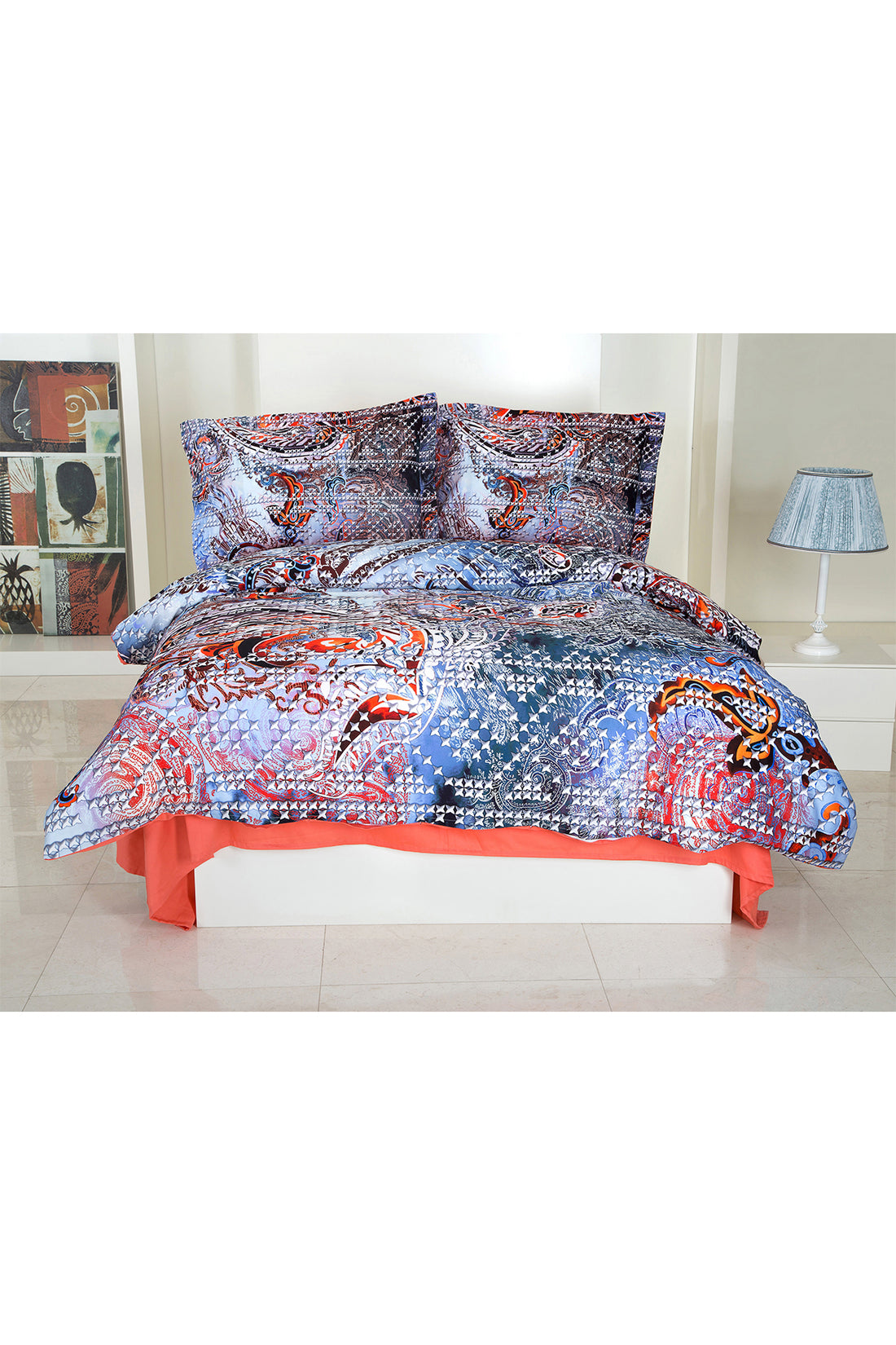 Iyona Digital Double Duvet Cover Set