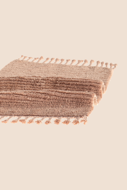 Belina Tekli Bambu Banyo Paspası 50x80 Cm Karamel