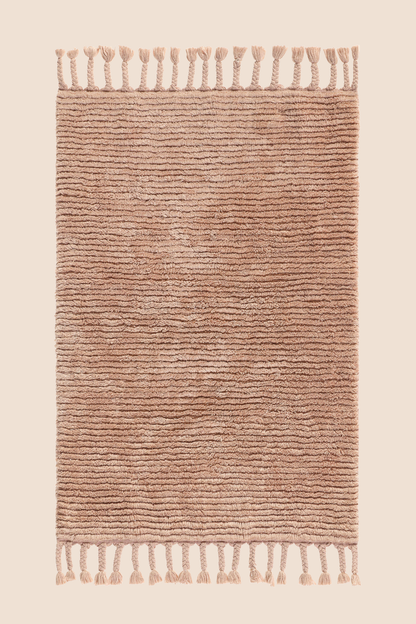 Belina Tekli Bambu Banyo Paspası 70x120 Cm Karamel