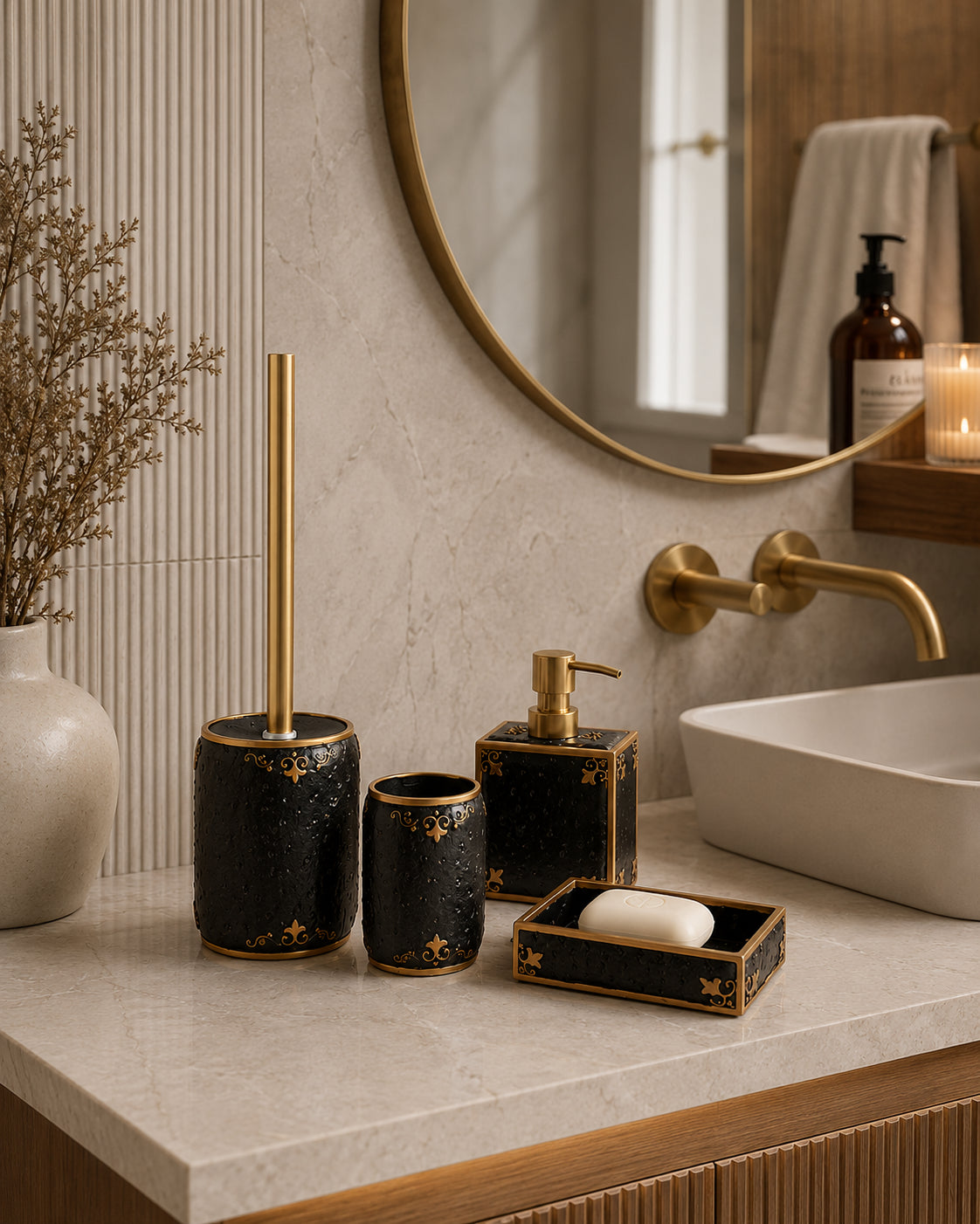 Luxton 4 Piece Bathroom Set