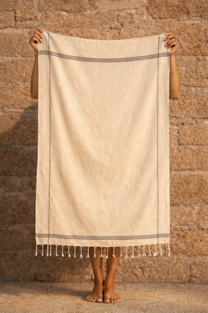 Carmen Peshtemal 90x170 Beige
