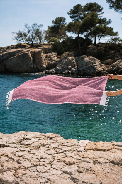 Sare Peştamal 90x170 Pembe