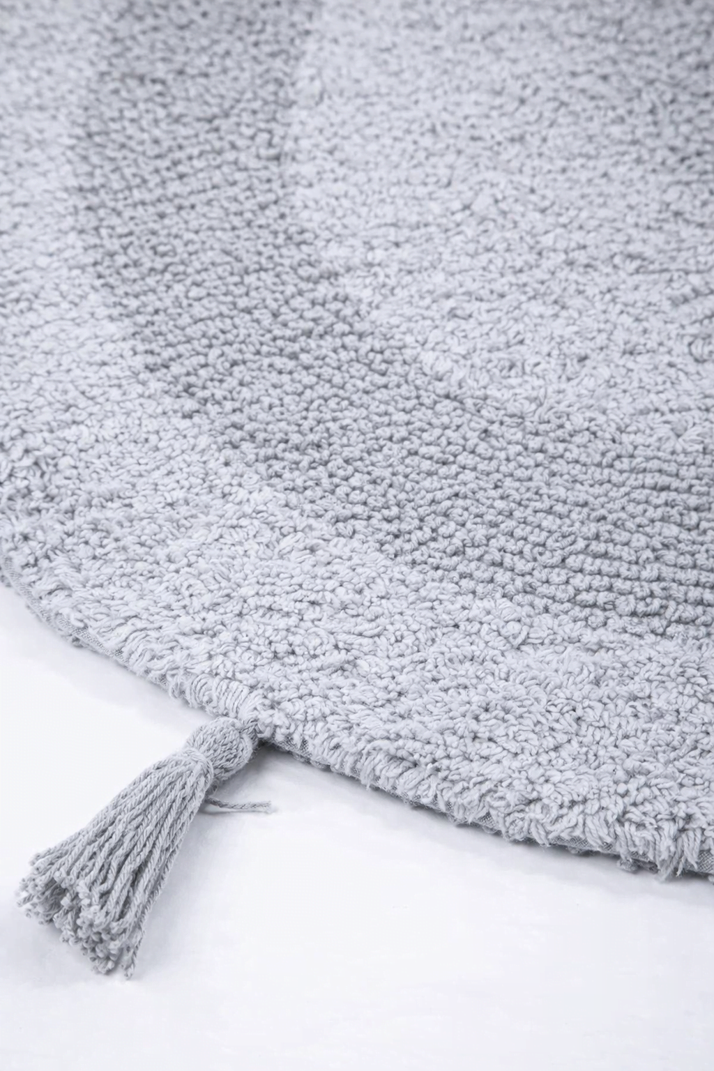 Hana 2 Piece Bath Mat Set 100% Cotton 40x60 + 60x90 Gray