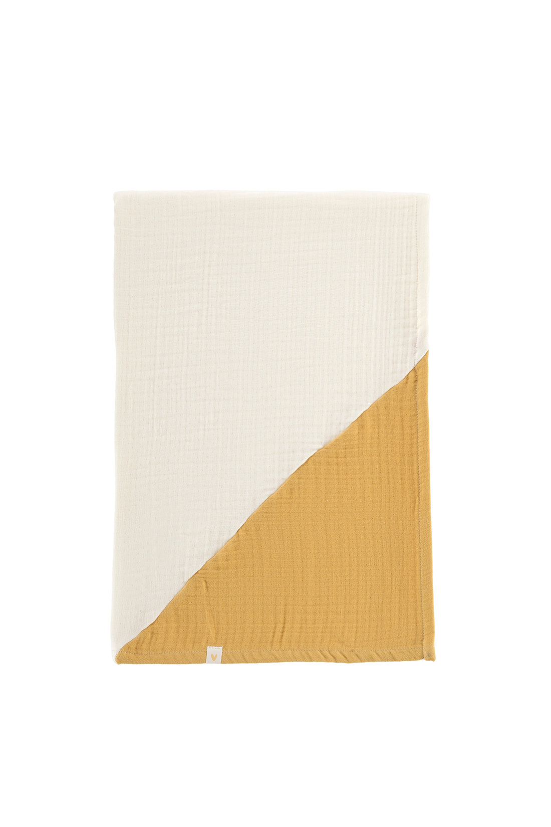 Joy of Colors Organic Cotton 4 Layer Muslin Blanket Mustard 100x100