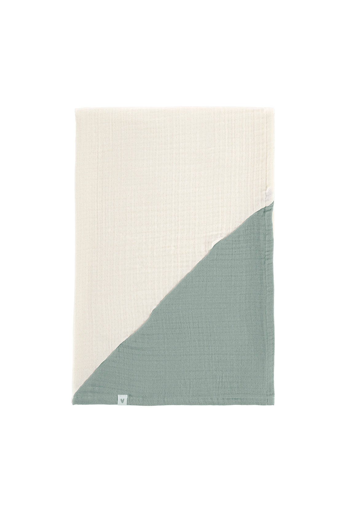 Joy of Colors Organic Cotton 4 Layer Muslin Blanket Mint 100x100