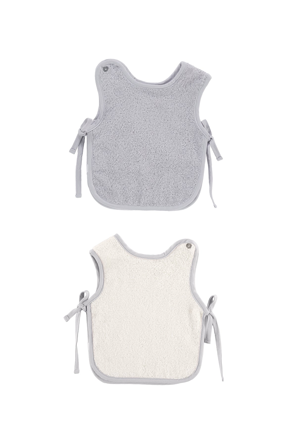 Colors of Joy 2'li Organik Pamuk Müslin Bebek Önlük Seti Gri