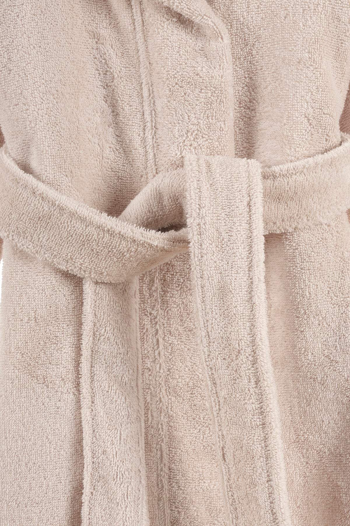 Tiny Bear Organic Cotton Kids Bathrobe Beige