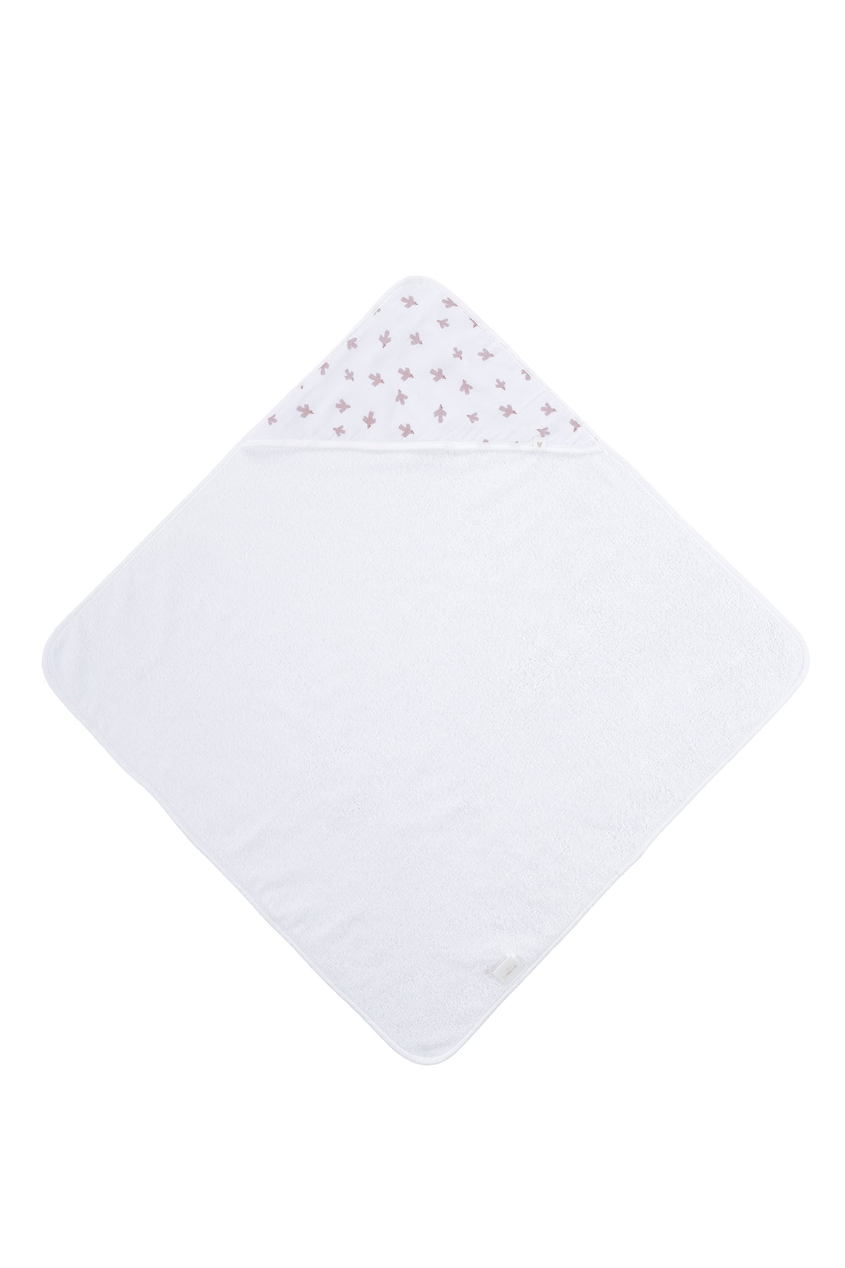 Birdie Organik Pamuk Müslin Bebek Kundak Beyaz 75x75