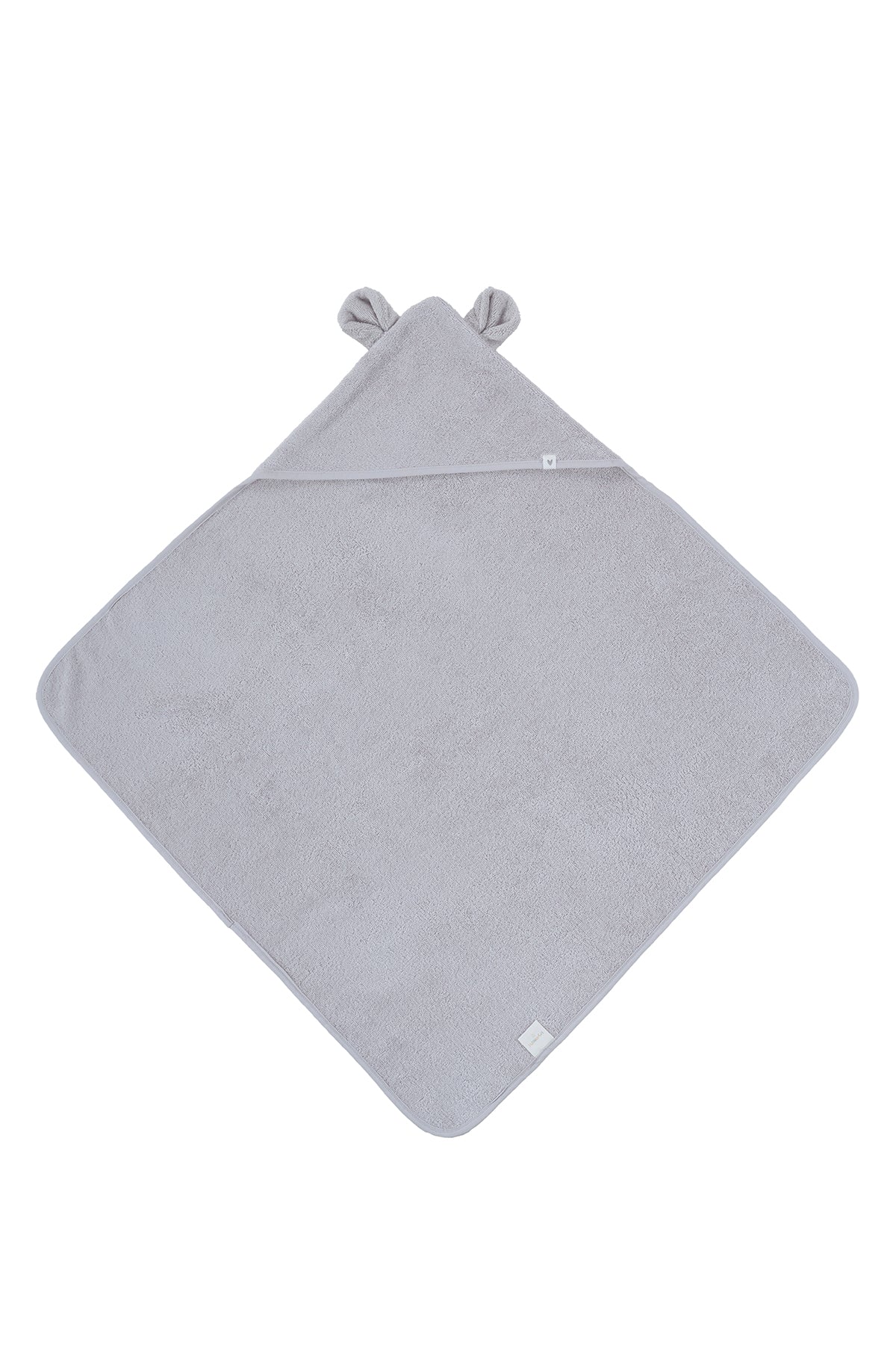 Tiny Bear Organic Cotton Baby Swaddle Gray 75x75