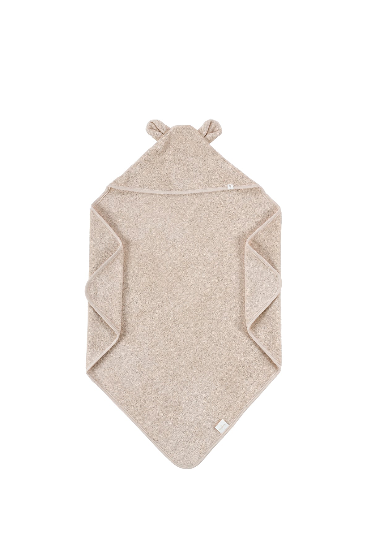 Tiny Bear Organic Cotton Baby Swaddle Beige 75x75