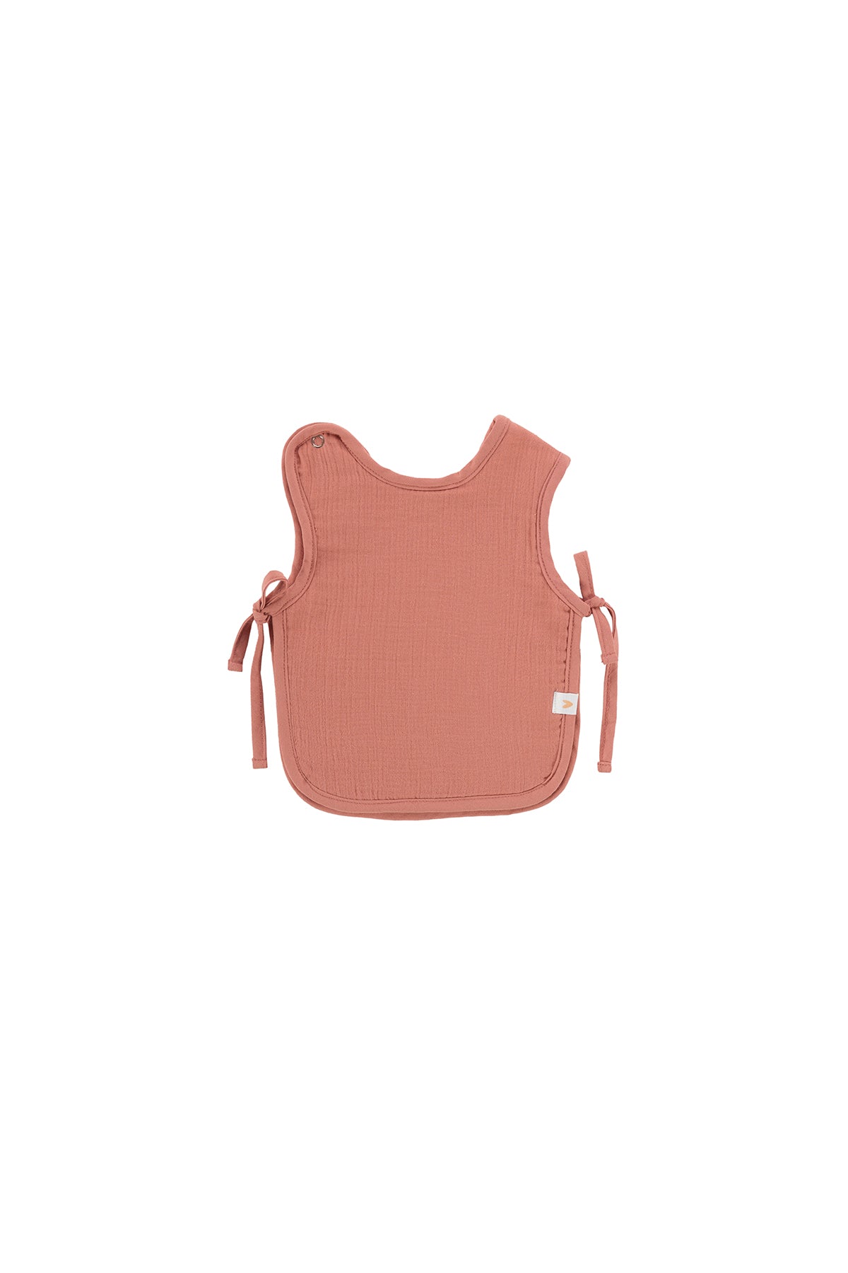 Colors of Joy 2-Piece Organic Cotton Muslin Baby Bib Set Tile