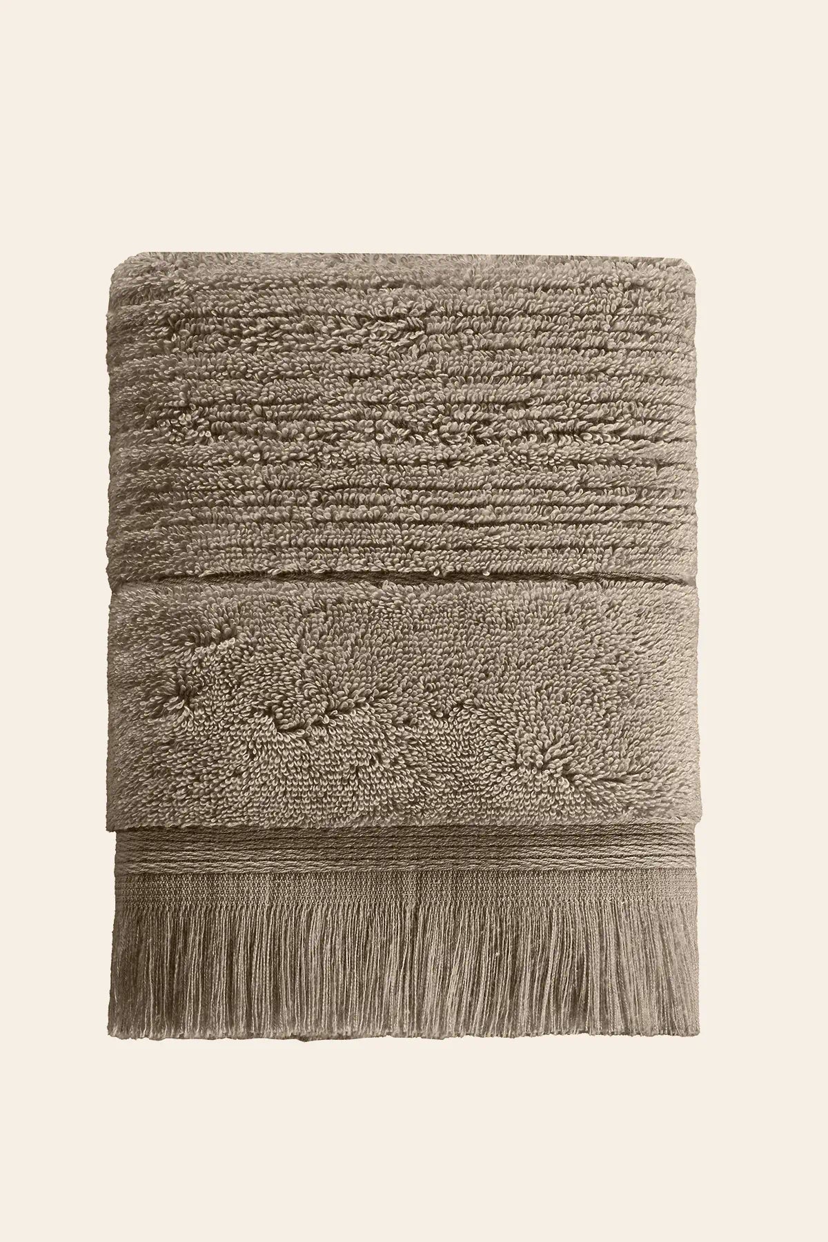 Fiona 100% Cotton Towel 50x90 cm Earth Brown