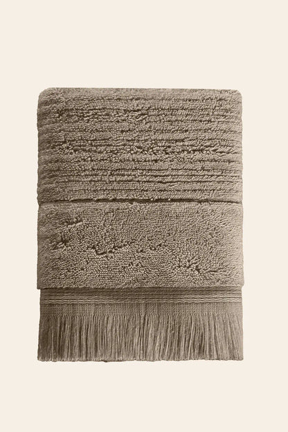 Fiona 100% Cotton Towel 50x90 cm Earth Brown