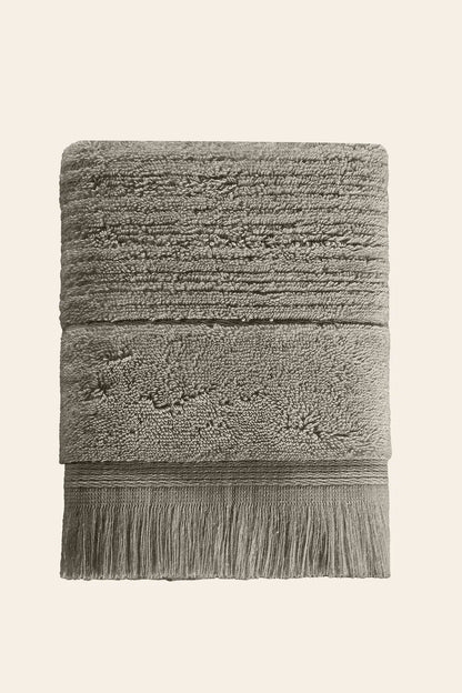 Fiona 100% Cotton Towel 70x140 cm Smoke Taupe