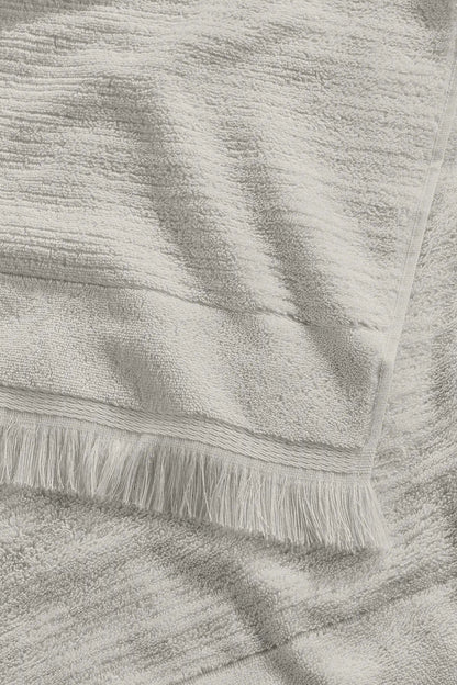 Fiona 100% Cotton Towel 70x140 cm Soft Stone