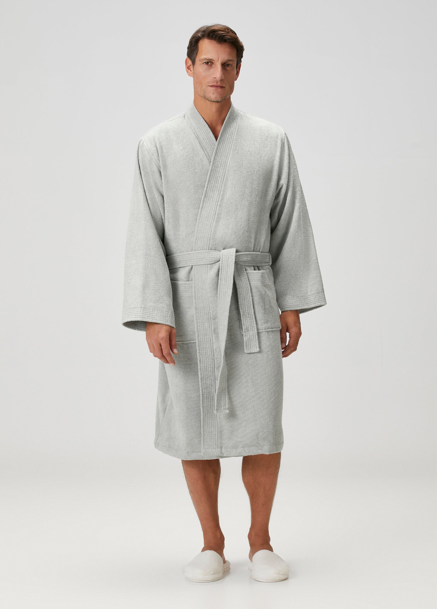 Verona Bambu Erkek Bornoz Adaçayı