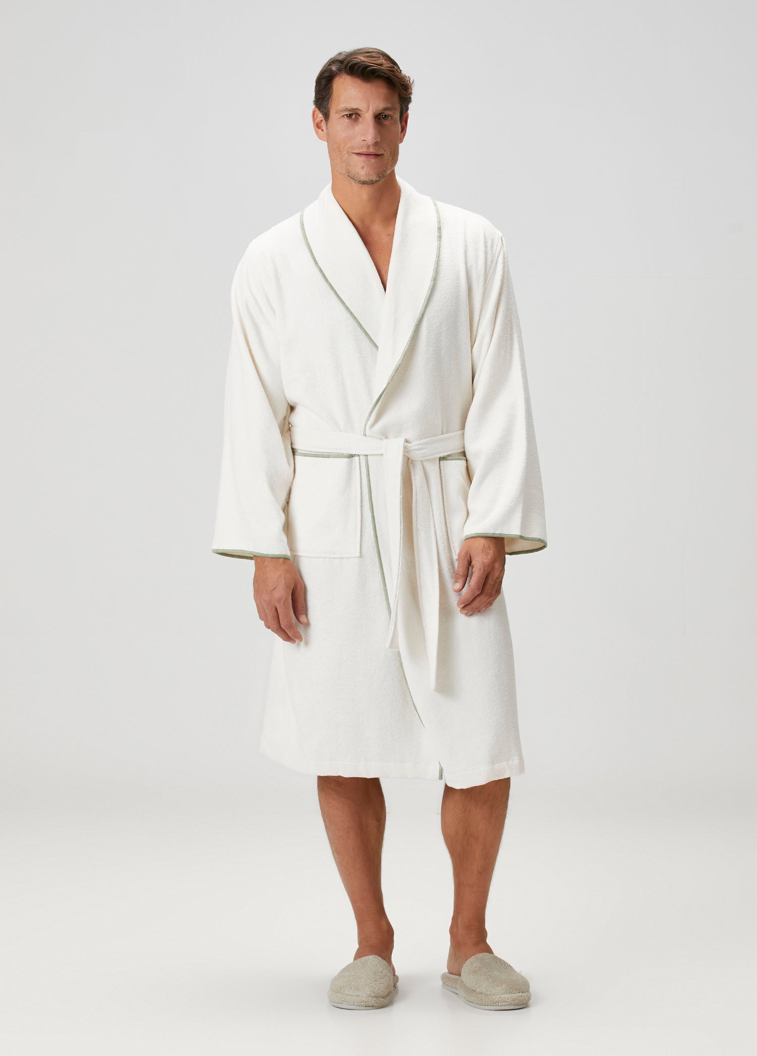 Dolce Bambu Erkek Bornoz Yeşil