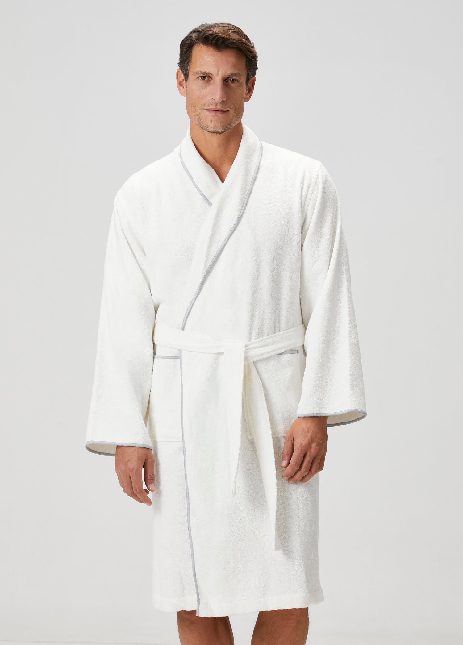 Dolce Bambu Erkek Bornoz Mavi