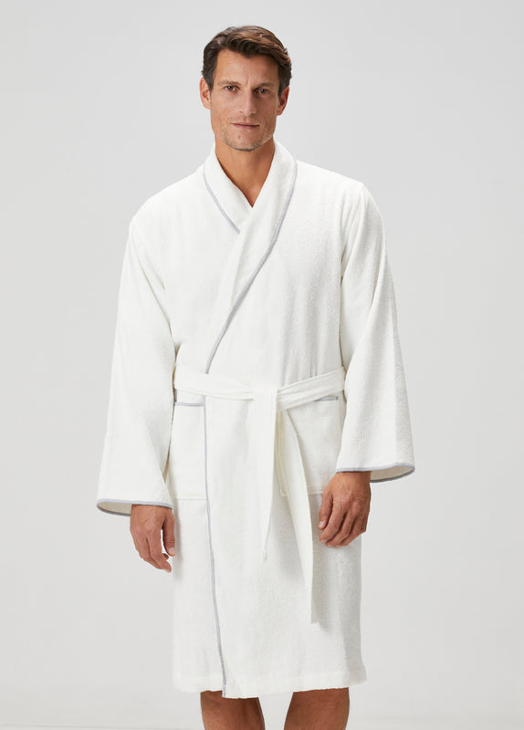 Dolce Bambu Bornoz Takımı Mavi