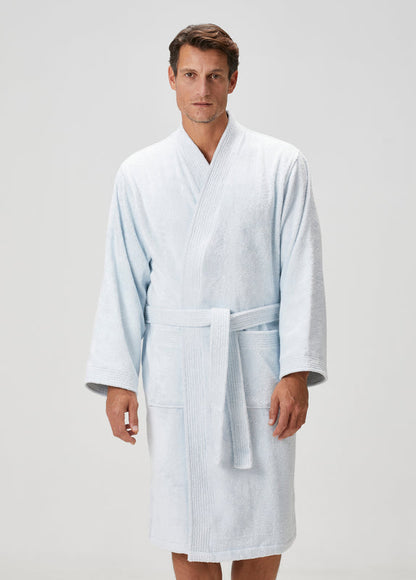 Verona Bambu Bornoz Takımı Buz Mavi