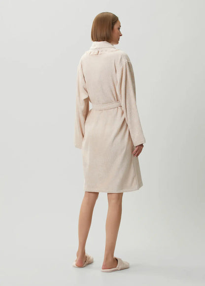 Belina Bambu Kadın Bornoz Whisper Pink