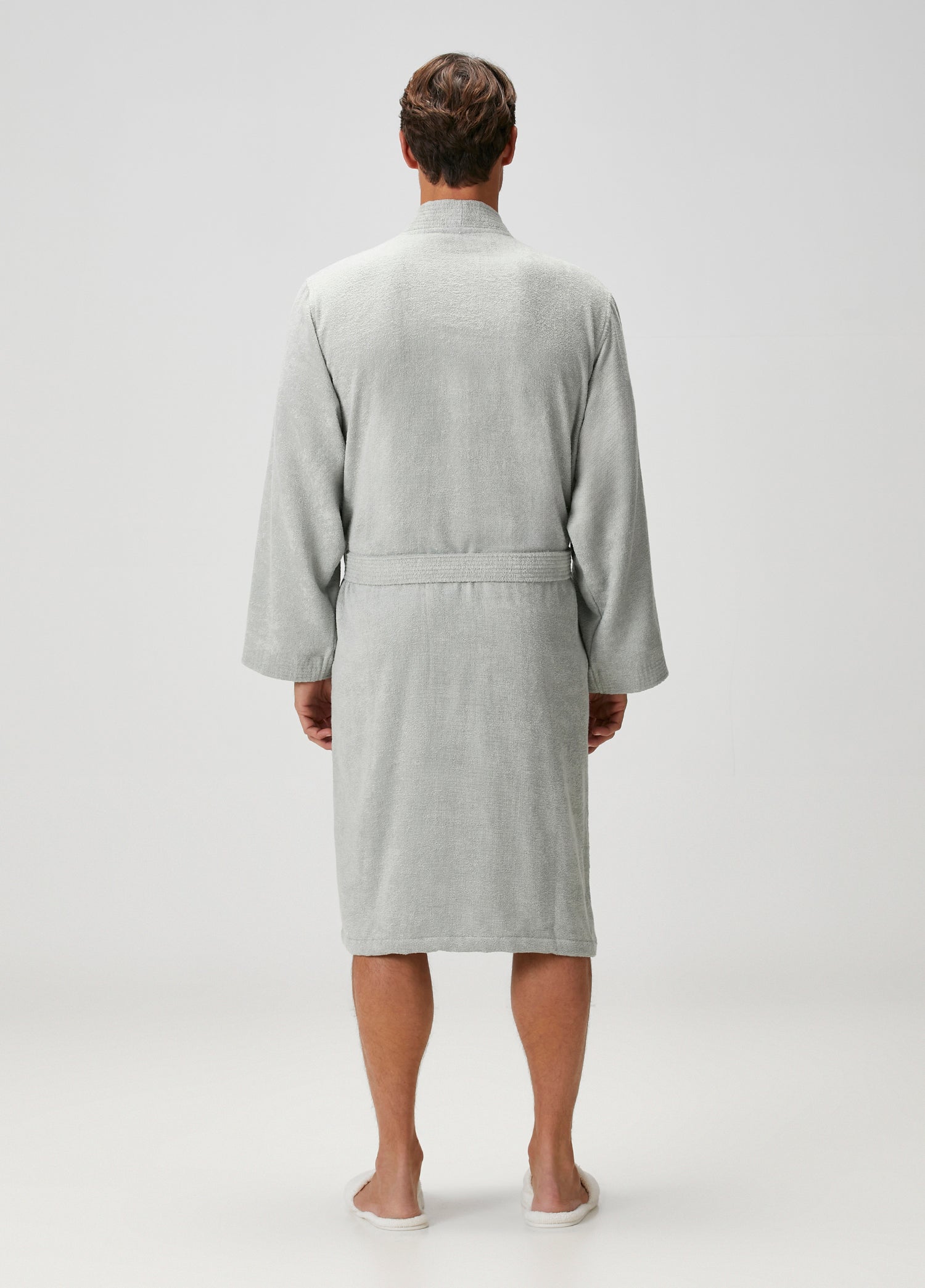 Verona Bambu Erkek Bornoz Adaçayı