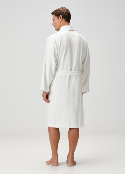 Dolce Bambu Erkek Bornoz Mavi