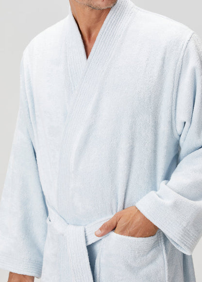 Verona Bambu Bornoz Takımı Buz Mavi