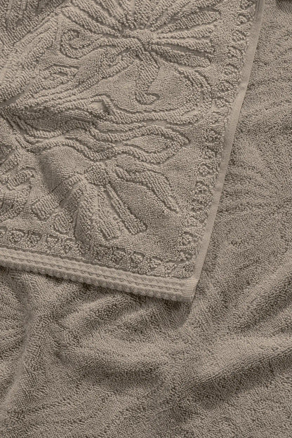 Liana 100% Cotton Towel Earth Brown 50x90 cm
