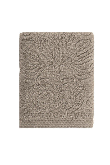 Liana 100% Cotton Towel Earth Brown 50x90 cm