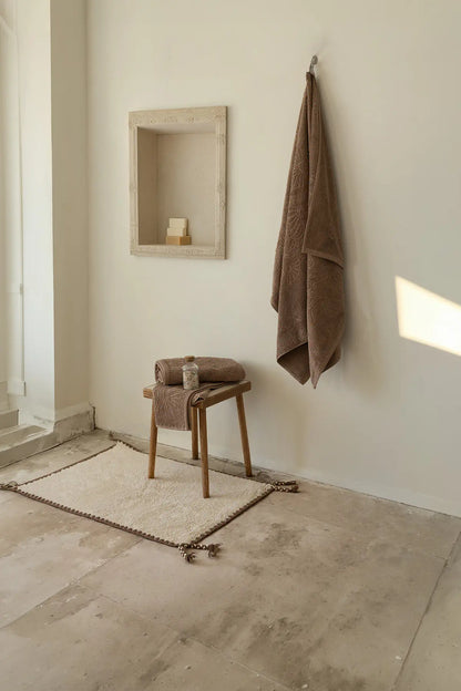 Liana 100% Cotton Towel Earth Brown 50x90 cm
