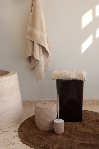 Mısır %100 Mısır Pamuğu  Havlu Seti Oyster Beige
