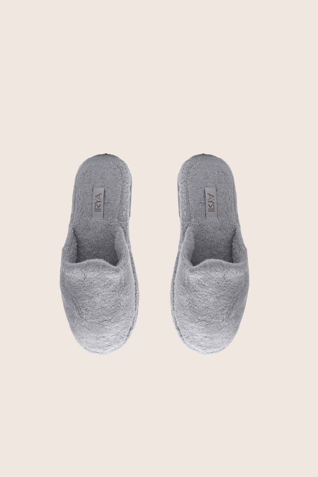 Sedef Bambu Unisex Havlu Terlik Gri