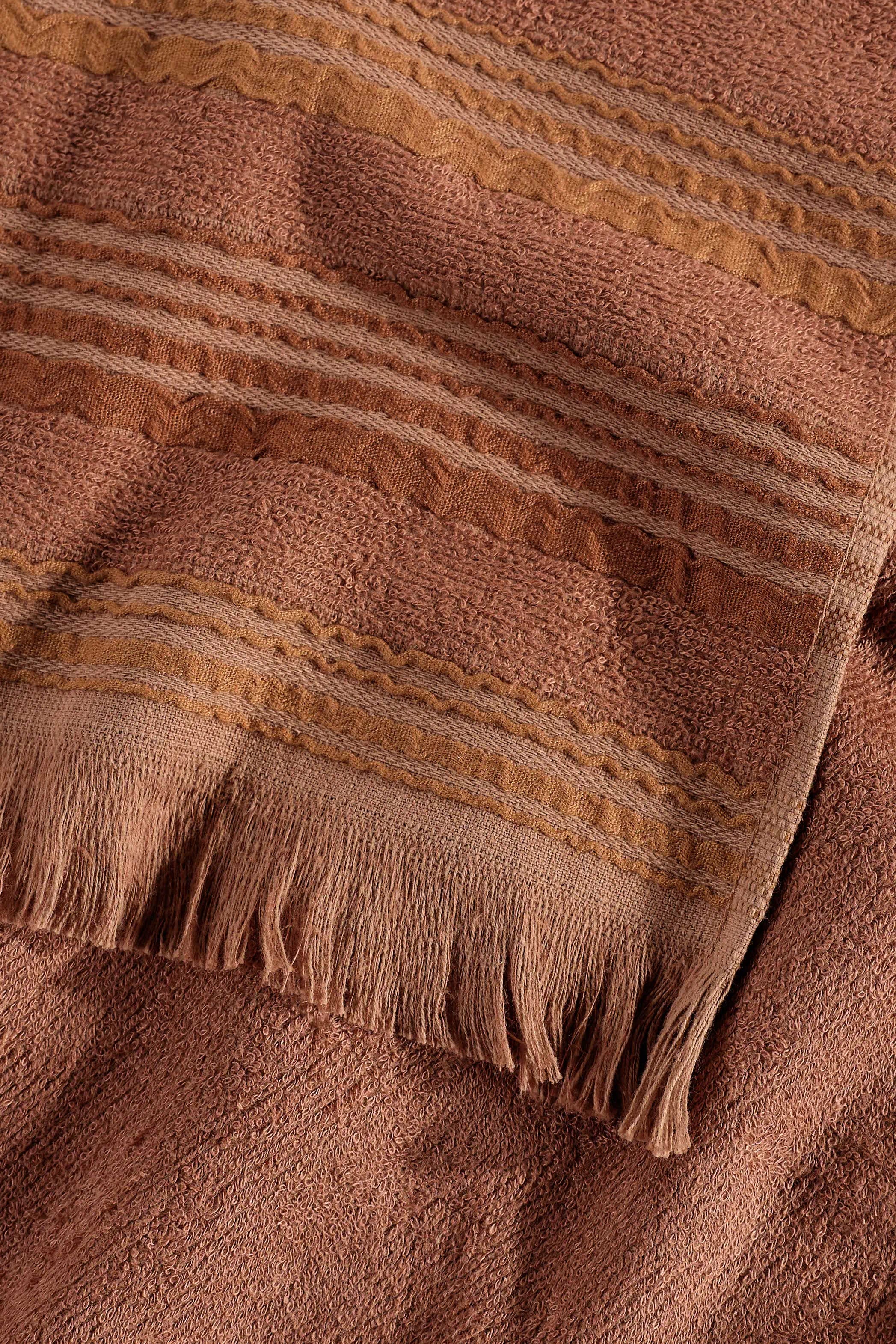 New Derin Bambu Banyo Havlusu 80x150 cm Cinnamon Ash