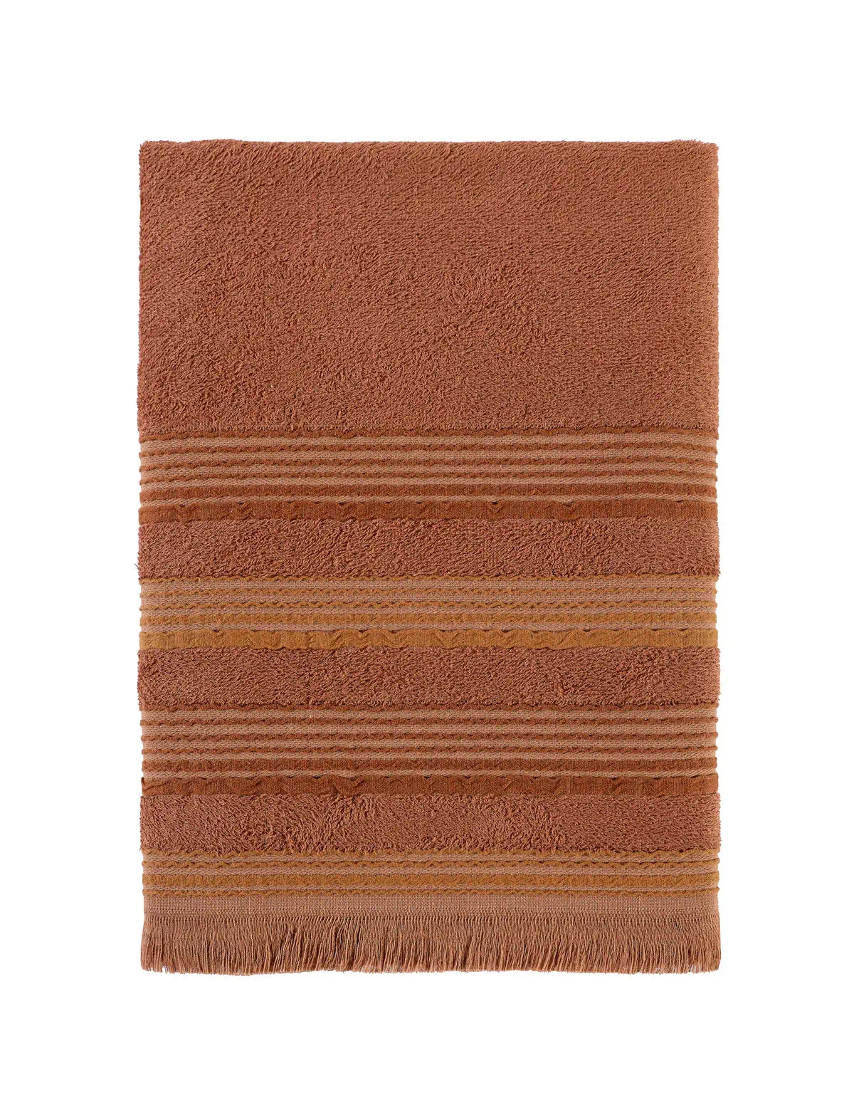 New Derin Bambu Banyo Havlusu 80x150 cm Cinnamon Ash