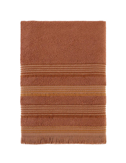 New Derin Bambu Banyo Havlusu 80x150 cm Cinnamon Ash